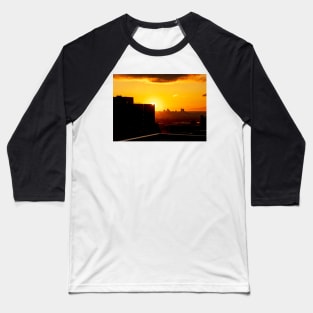 Sunrise Over Lakewood, Colorado Baseball T-Shirt